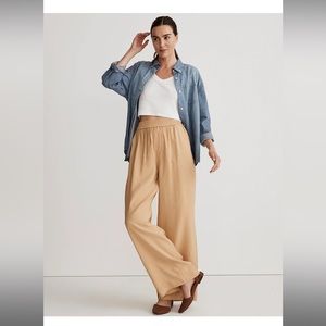 Madewell pull on wideleg pants